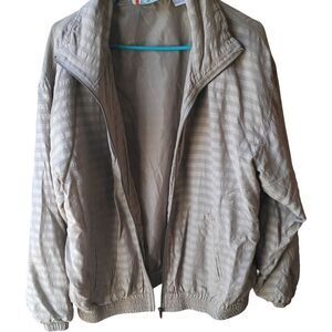 Vintage EVR Windbreaker/Bomber Jacket Silk Shell Zip Jacket Men's Medium